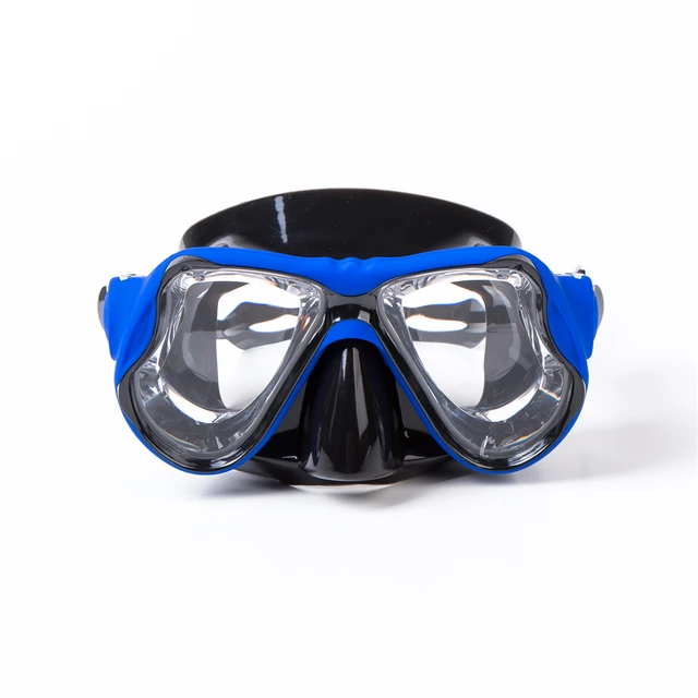 US $14.29 2019 High Quality silicone Swimming Mask goggle Myopia Diving Mask Prescription lens Professional P