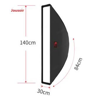 

K - 30 * 140 rectangular umbrella softbox photography lights flash attachment fast loading film lamp chimney diffusers CD15 T03