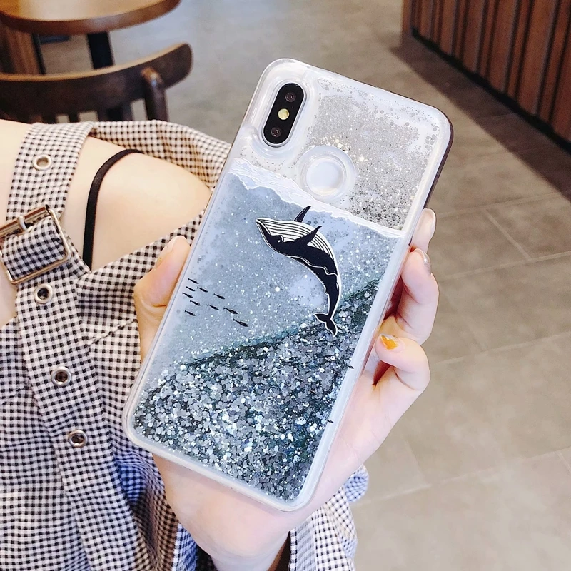 Для Huawei Honor 8x Жидкий чехол P Smart Quicksand задний Чехол для 9 Lite 7x9 Y9 2018 Enjoy 7 S 8 Plus Nova 3 3i