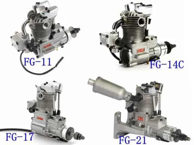 SaitoFG-11 FG-14C FG-17 FG-21 FG30 FG40Four Stroke одноцилиндровый газовый двигатель RC | Игрушки и хобби