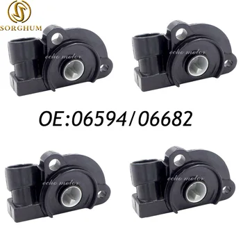 新 4 個 06594 06682 スロットルポジションセンサー tps 高品質 3 ピン
