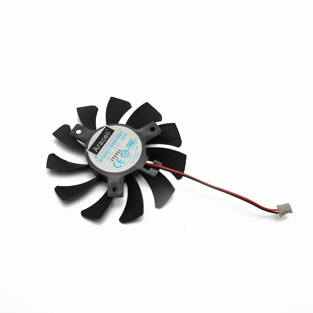 Вентилятор охлаждения для видеокарт GA81O2U 12 в пост. Тока 0 30 а DATALAND PowerColor R7 240 250 Sapphire