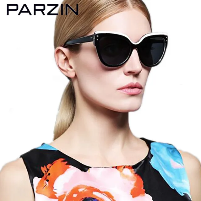 Best price at $102 Cheap Parzin Handmade Polarized Women Sunglasses Vintage Sun Glasses Fashion Elegant Female Shades 9631