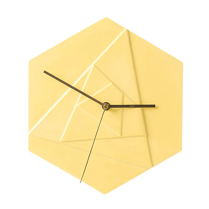 

Creative Nordic Ceramic Mute Wall Clock Creative Wall Hanging Decoration Living Room Bedroom Wall Clocks Home Decor Crafts Gifts