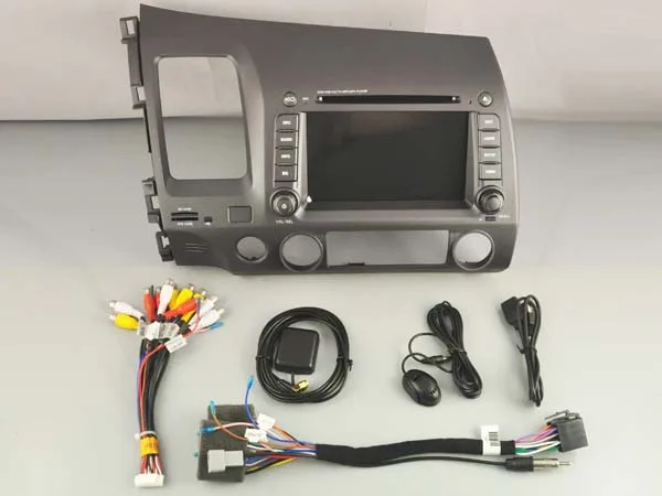 Discount Navirider OS 9.0 Car Android Player For HONDA CIVIC 06-11 stereo radio gps navigation bluetooth TDA7851 Amplifier sound System 5