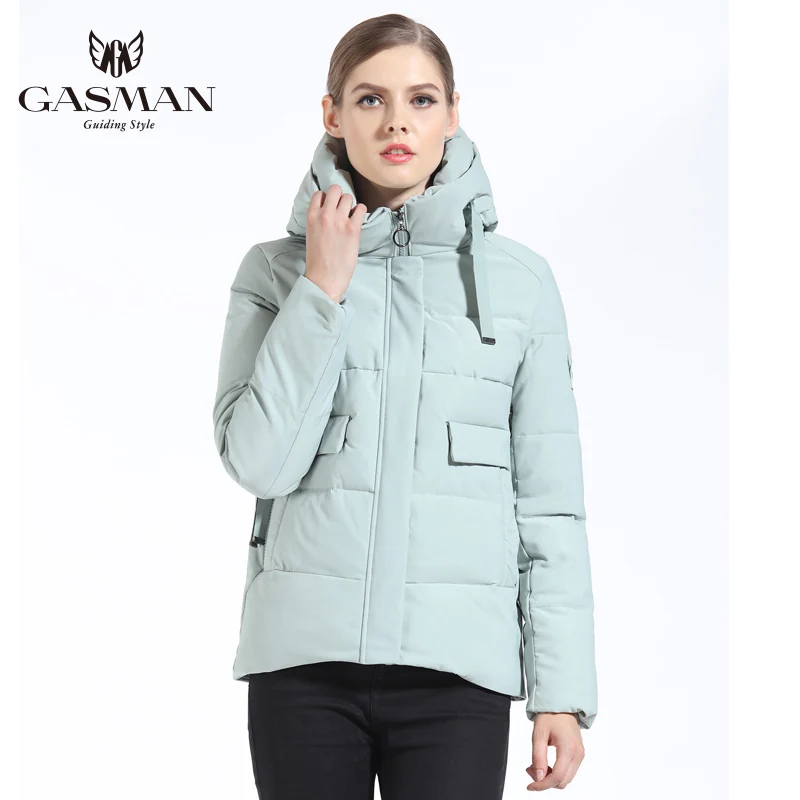 GASMAN 2018 New Winter Collection Women's Down jackets Short Winter Coats And Jackets For Women Fashion Brand Coat Down Parka