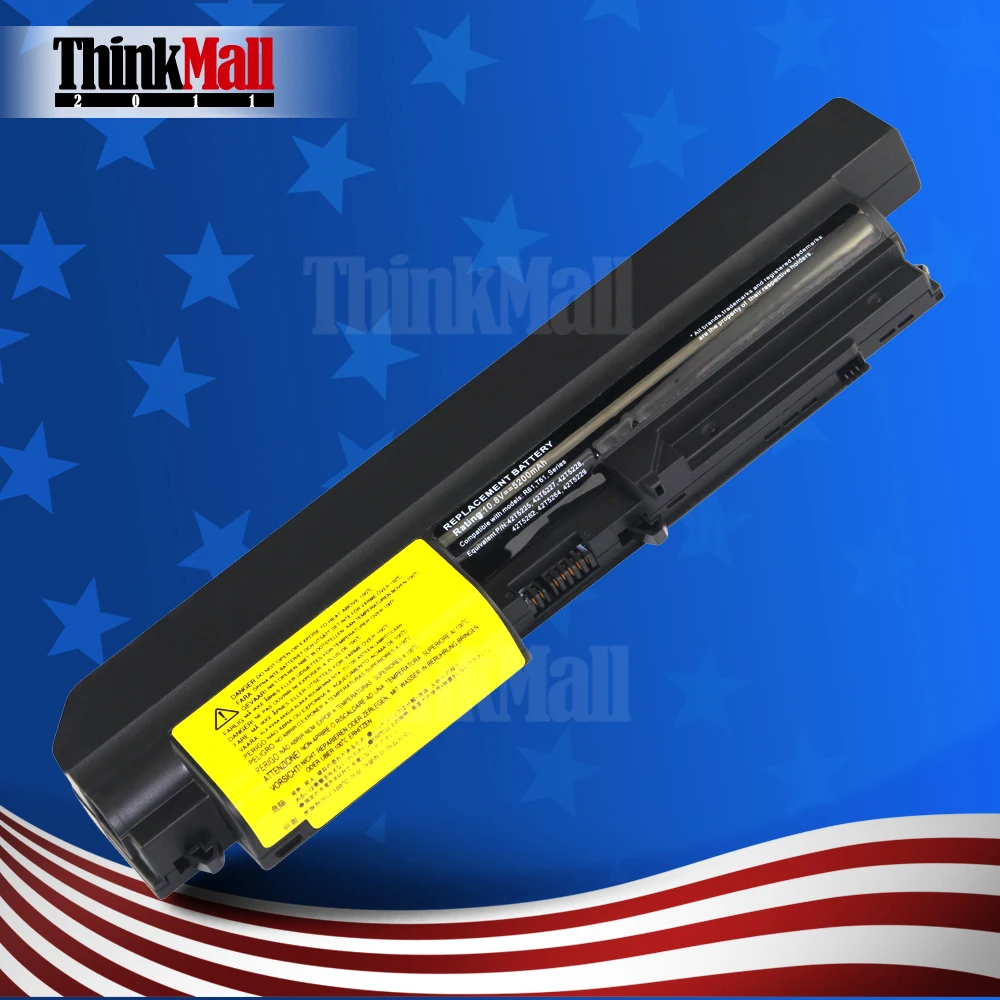 2pcs 10.8V/5200 6cell Replacement Brand New Laptop Battery for IBM
