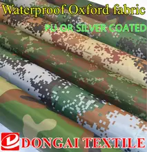 wide 150cm camouflage Oxford fabric printed silver or PU waterproof cloth outdoor tents,Car cover fabric sunshade