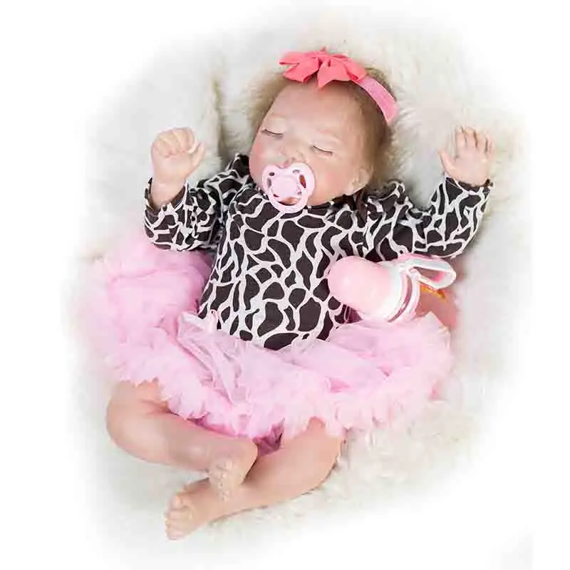 

46cm Girls Reborn Doll Children Toys Silicone Reborn Baby Dolls Bebe YDK-9R4 Bonecas Reborn Bebe Christmas Gifts for Children