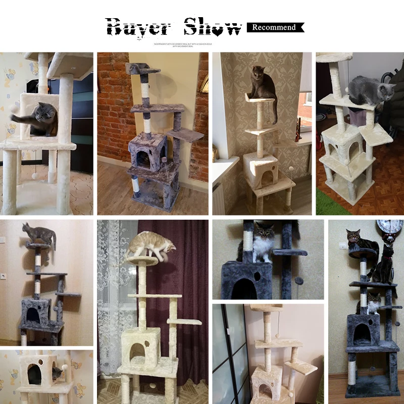 Domestic Delivery Cat Toy Multifunctional Cat House Wood Climbing Jumping Frame With Ladder Sisal Scratching Post Cat Furniture Domestic Delivery Cat Toy Multifunctional Cat House Wood Climbing Jumping Frame With Ladder Sisal Scratching Post Cat Furniture