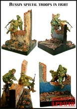resin assembly Kits 1 35 russian special troops in fight include the base Unpainted Kit