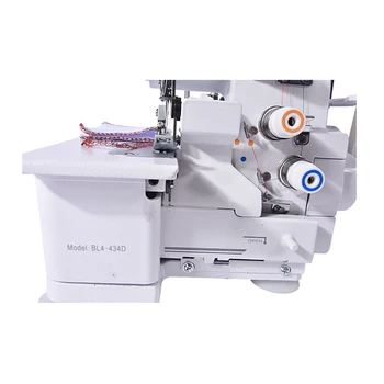 

Overlock Sewing Machine, 220V, 50/60Hz, 120W,Four Thread Sew ,With Pedal and lamp BL4-434D 1200SPM Great Quality