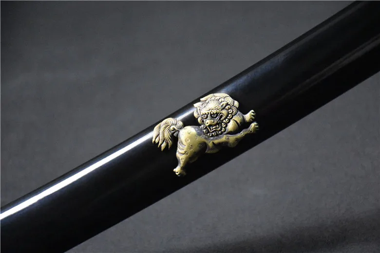 Clearance Top Quality Japanese Sword Samurai Katana Sharp Clay Tempered T10 Steel Blade Full Tang 4