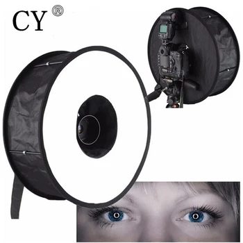 

45cm Ring Softbox For SpeedLite Flash Light Foldable Diffuser Shoot Soft Box Speedlight Camera Ring Softbox Studio Accessories
