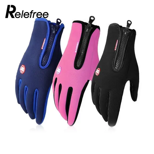 US $3.81 Touchscreen Winter Thermal Warm Gloves for Cycling Bicycle Bike Ski Camping Hiking UnisexMotorcycle