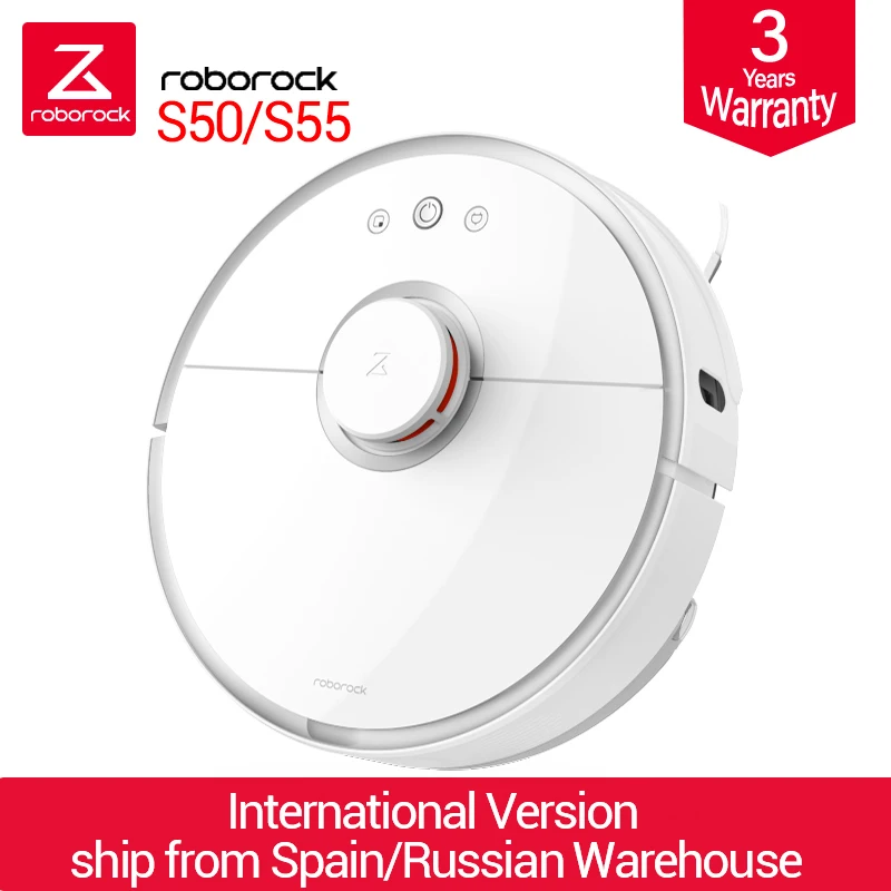 Original Roborock S50 S55 Robot Vacuum Cleaner 2 For Home Automatic  Sweeping Dust Sterilize Smart Planned Washing Mopping - Vacuum Cleaners -  AliExpress