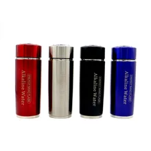 Отрицательный Ион водорода ионизатор воды бутылка для воды Щелочная нано энергия колба двойной фильтр Горячая забота о здоровье 4 цвета 10 шт A02 по DHL