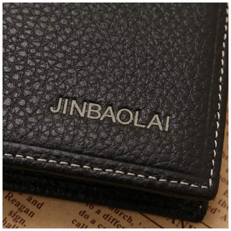 Jinbaolai Модные мужские портфели мужские длинные портфели известный бренд мужской кошелек