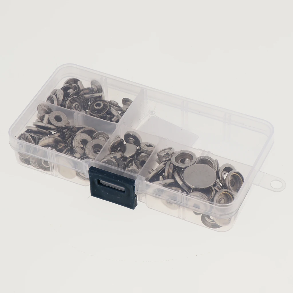 40 Set Wholesale Snap Buttons Press Studs with Fixing Tool DIY Jewelry Making Supplies Findings