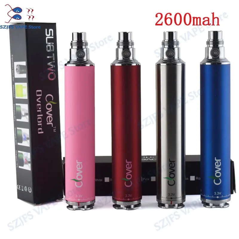 Электронная сигарета Sub Two gs 1100/2200/2600/3200/3400 мАч испаритель электронная ego vapor starter