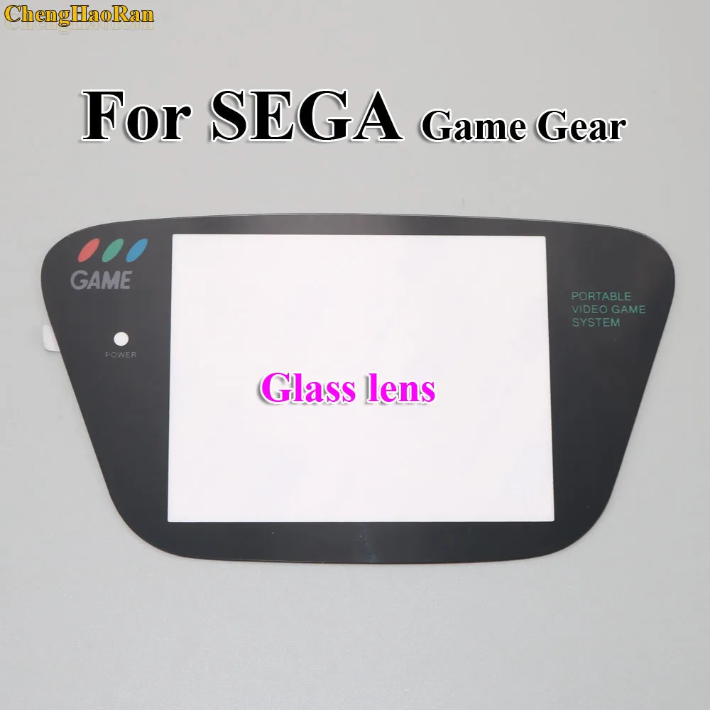 1 шт. стекло черного цвета для sega Game gear Замена протектор экрана GG дисплей объектив