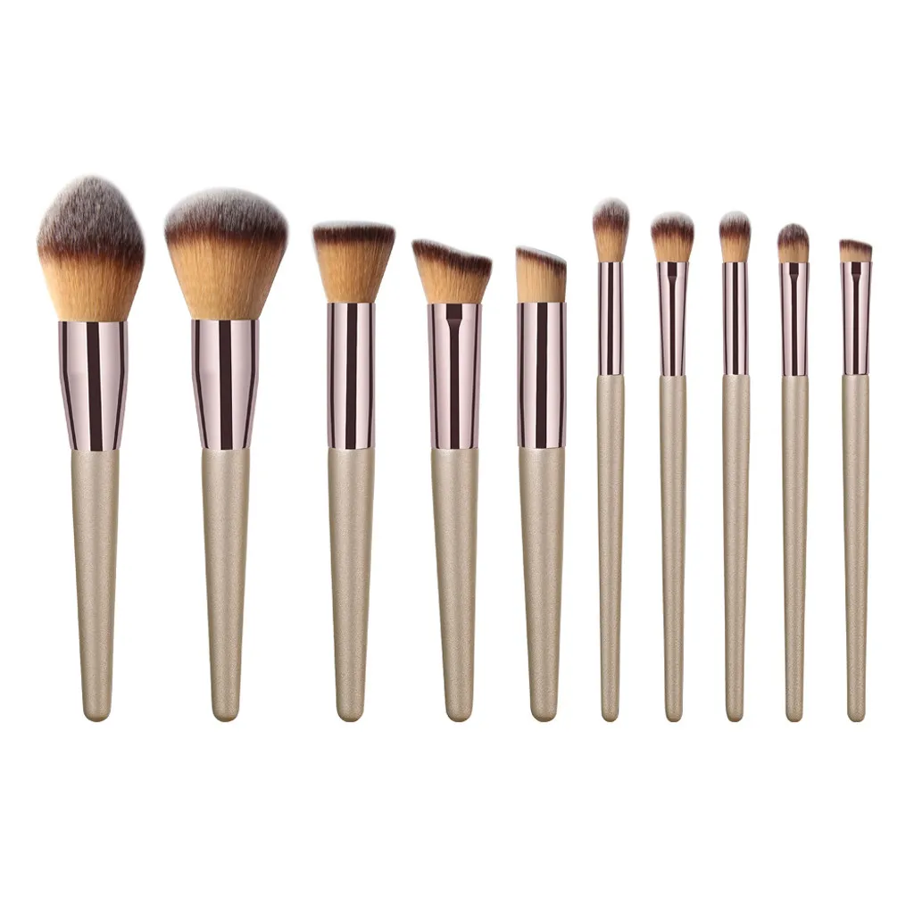 

MAANGE Cosmetic Wooden Eyebrow Eyeshadow Powder Foundation Brushes Makeup Brush Tool Wooden handle Nylon material Dropshipping