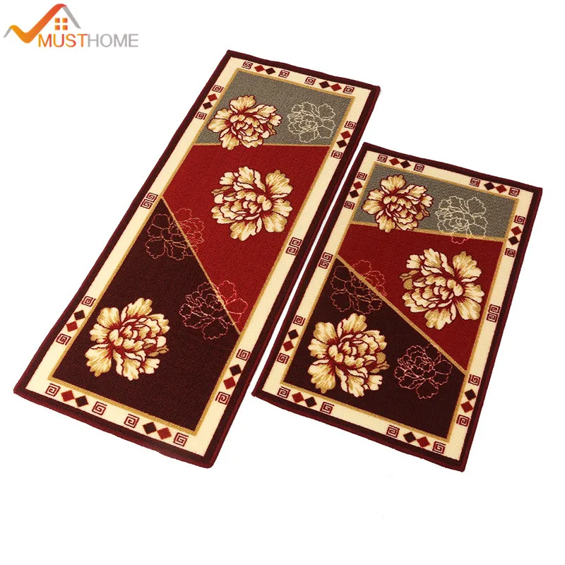 50*80cm/50*120cm long kitchen rugs and carpets skid washable kitchen