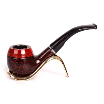 

Multifunction Pipes Smooth Double Filtration Smoking Pipe Herb Tobacco Pipe Narguile Grinder Smoke Cigarette Holder