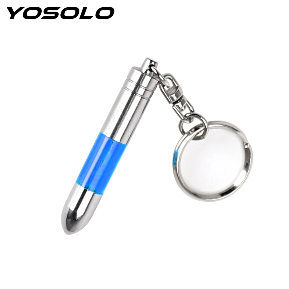 

YOSOLO Bullet Anti Static Keychains Interior Accessories Car Key Rings Keyring Car-styling Car Accessories