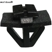 Shhworldsea 100 шт. клипса Автомобильная Пластик Зажимы Крепежи Пластик Фиксатор обрезки Зажимы Авто Пластик заклепки автомобилей Зажимы