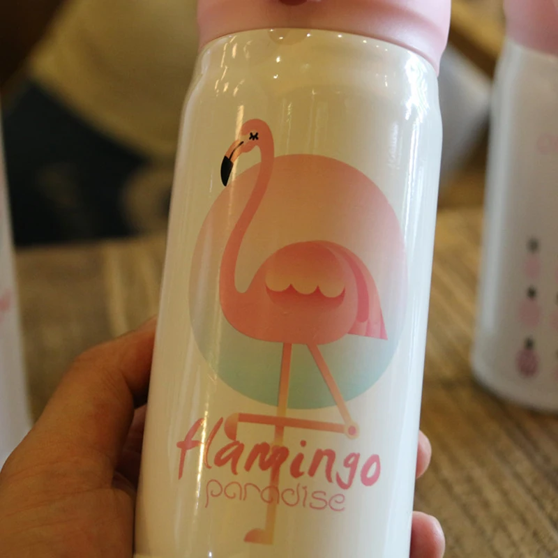 New-Thermos-Cup-Cartoon-Flamingo-Cup-Vacuum-Flask-Cup-Stainless-Steel-Water-Bottle-Travel-Coffee-Mug (1)