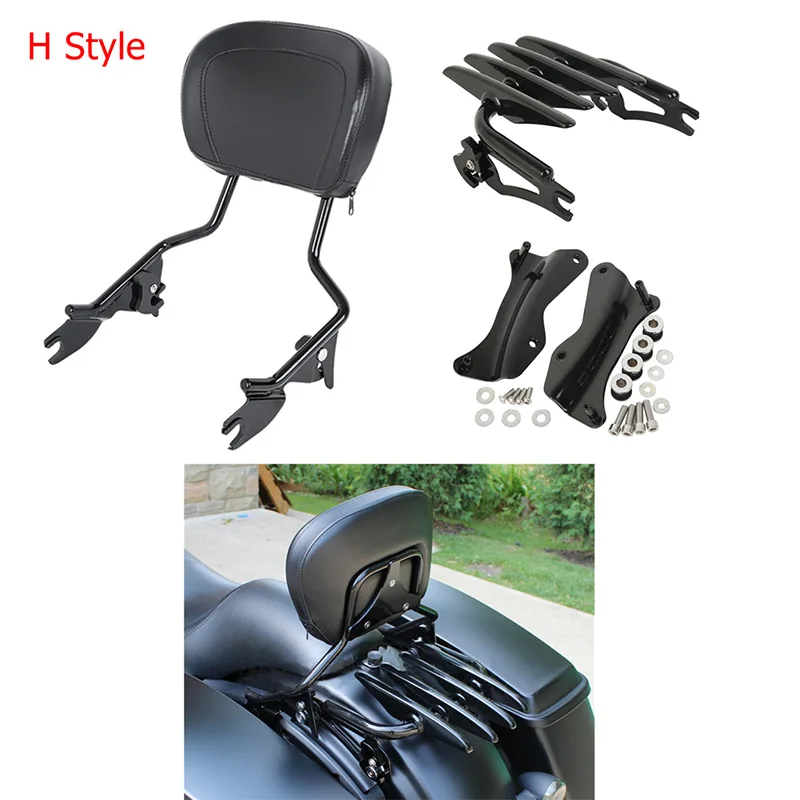 PORTAPACCHI REMOVIBILE STEALTH per Harley Davidson Road Glide Ultra 16-20 nero EUR 226,99