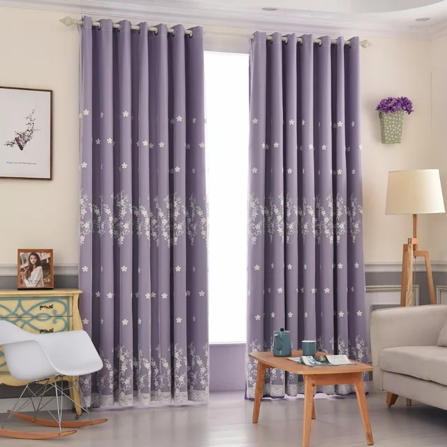 Exquisite Floral Jacquard Blackout Curtain For Highend Home Decoration Home Ideal Design