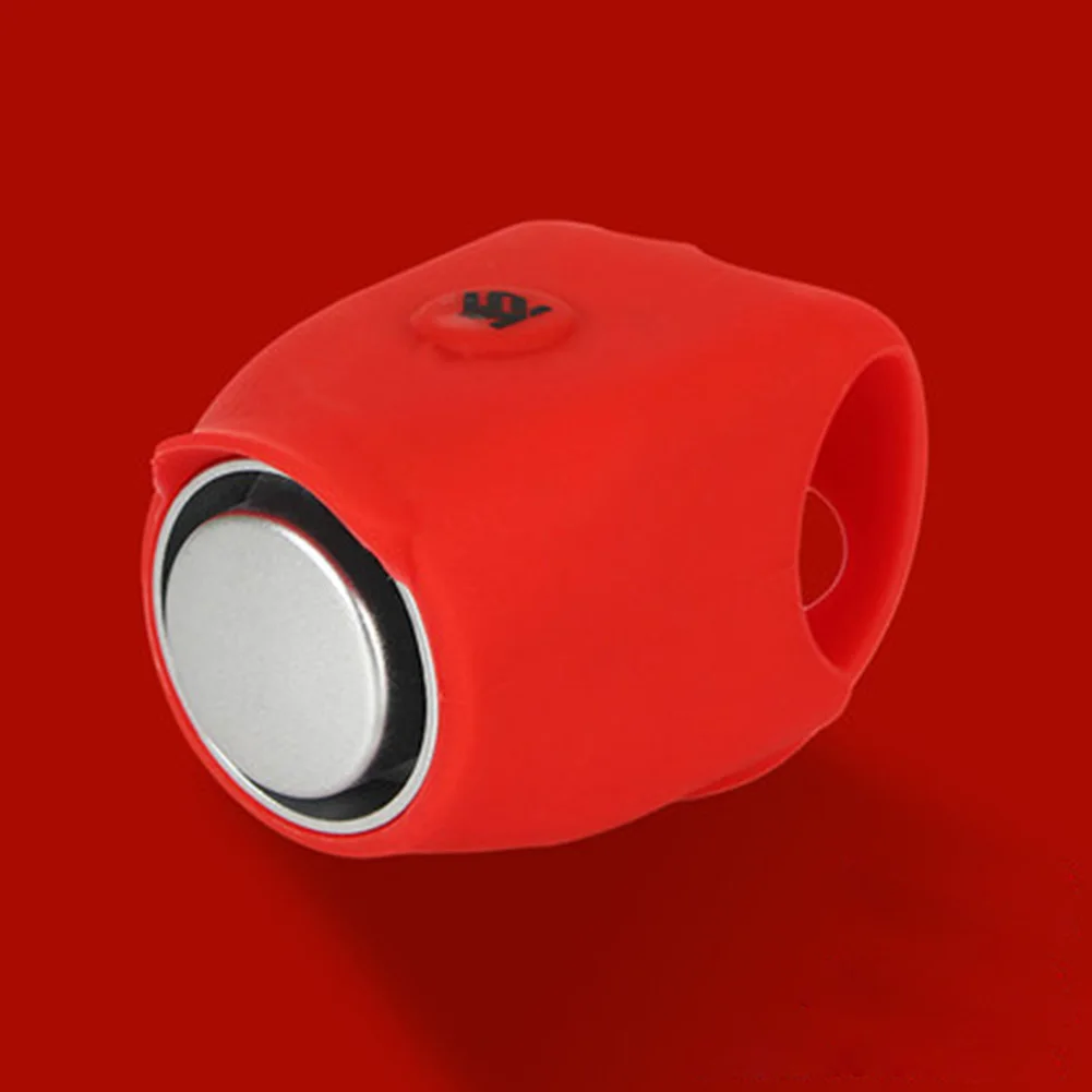 

120 db Electric Bike Bicycle Horn Alarm Bells Bell Safety Cycling Silicone Gel Ring Bicycle Accessories