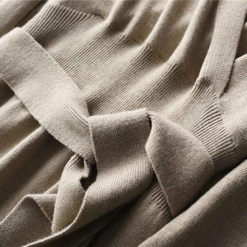 Платье женское демисезонное кашемировое с V образным вырезом и поясом|dress women|vestido