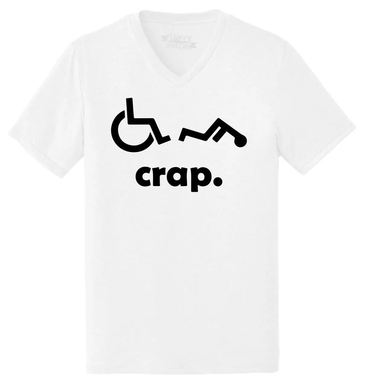 Mens Crap Handicap Funny font b Wheelchair b font font b Disabled b font Rude Offensive