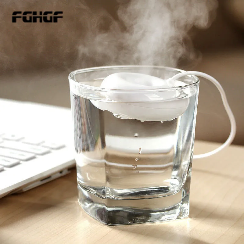 

The Best Price Mini USB Float Water Donuts Humidifier Home Desktop Humidifier Mist Maker fogger Office Moisture Air diffuser