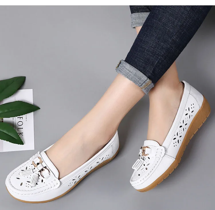 Women's Chic Floral Flat Shoes-Style