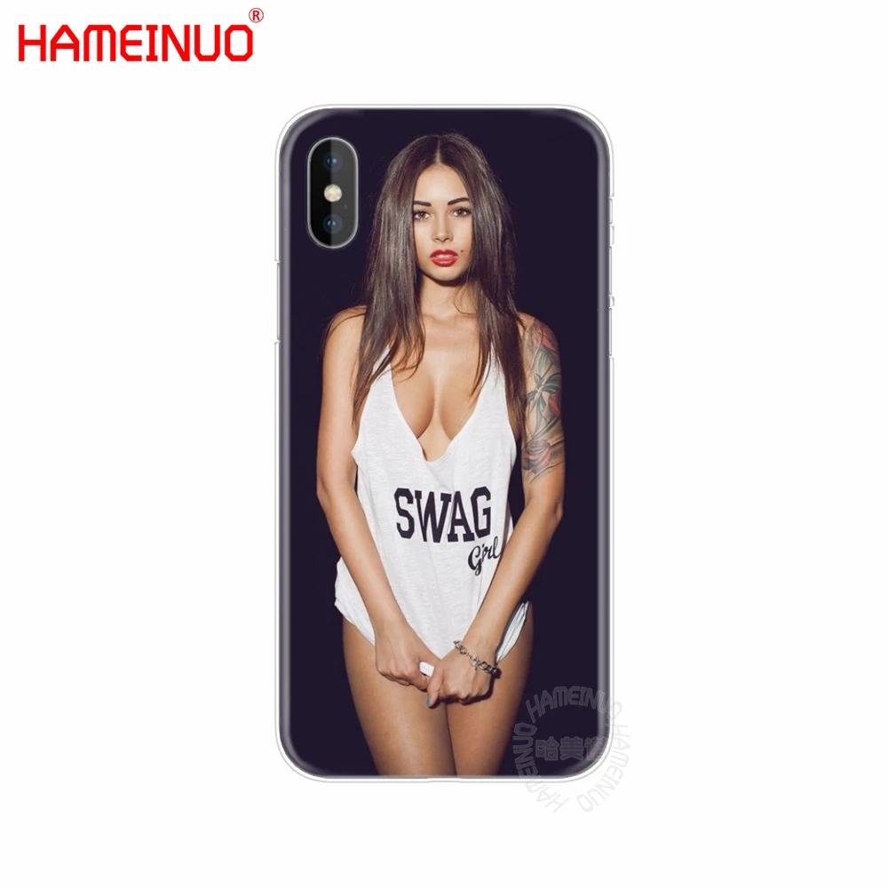 HAMEINUO сексуальный чехол для сотового телефона с изображением девушки из аниме