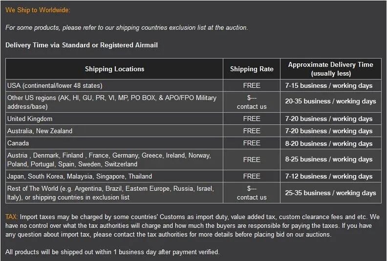 shipping fee
