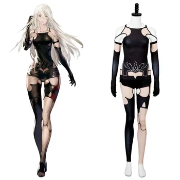 

NieR: Automata A2 YoRHa Type A No. 2 Uniform Cosplay full set uniform Pants+Top Halloween Carnival costume for adult women