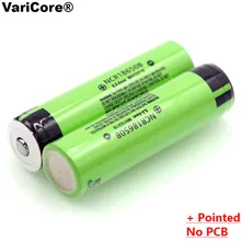 2PCS 100% New Original NCR18650B 3.7 v 3400 mAh 18650 Lithium Rechargeable Battery with Pointed For Panasonic batteries