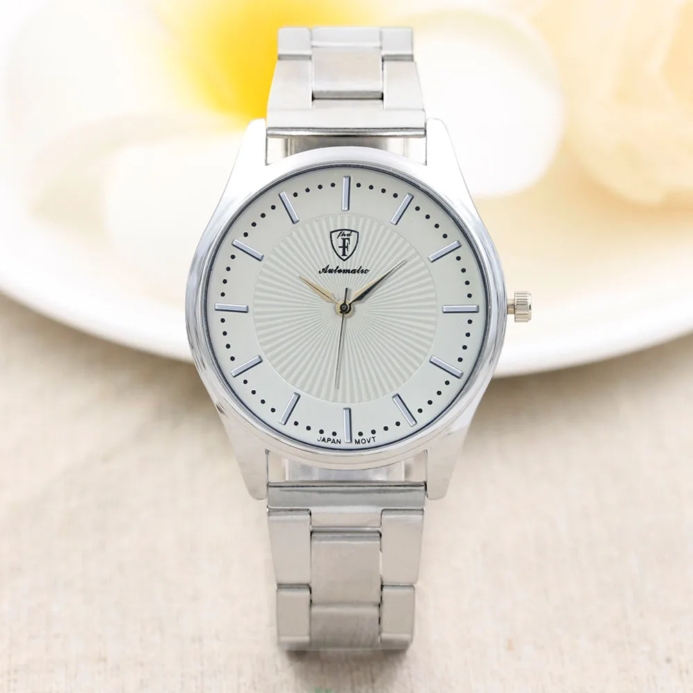 

Stainless Steel Sport Quartz Hour Wrist Analog Watch