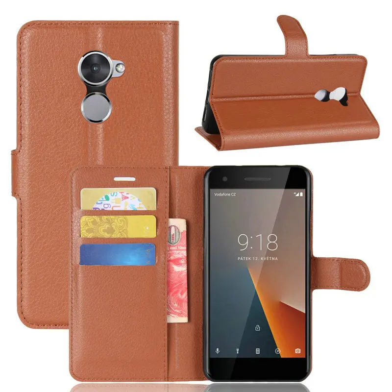 for Vodafone Smart V8 Luxury Wallet Flip Leather Case for Vodafone Smart V8 VFD-710 Phone Back Cover Case with Stand Etui Funda. 
