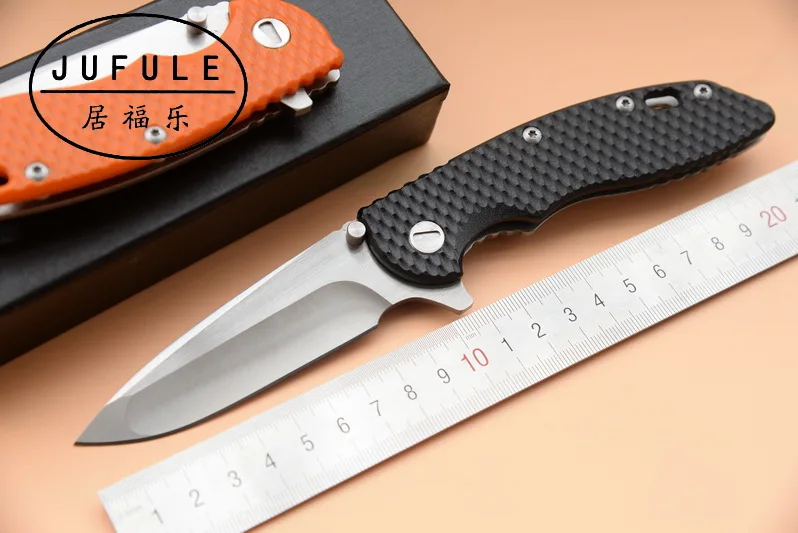 

JUFULE XM18 ball bearing Flipper folding knife G10 handle CTS/HP outdoor Survival camping hunting pocket EDC tool Kitchen knife
