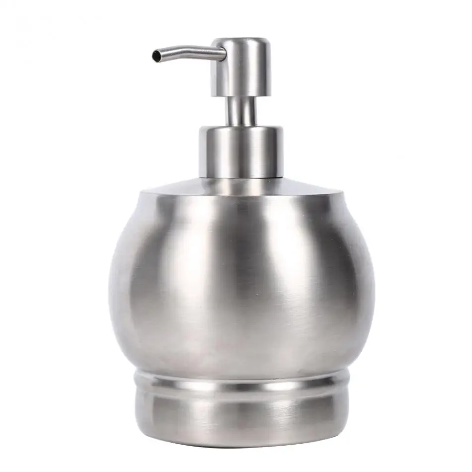 Диспенсер для мыла и шампуня из нержавеющей стали 550 мл|soap dispenser pump|steel soap