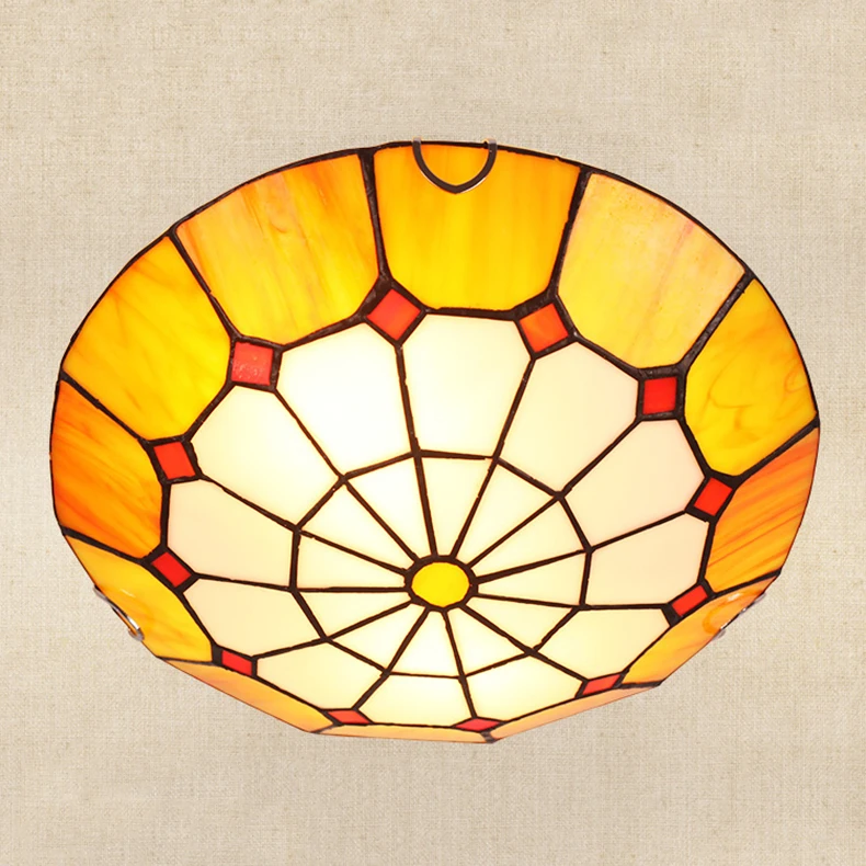 

Dia 50cm galss lamp Mediterranean sea ceiling lights. living bedroom study room Kitchen aisle lamp lighting fixture
