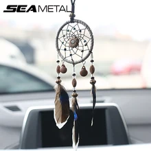 Автомобильные Подвесные Украшения ручной работы, Ловец снов, индийское зеркало заднего вида, украшение на приборную панель, подарок, авто аксессуары для интерьера