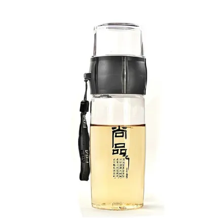 Портативный 400 мл бутыль для чая или воды и разделения воды чайная кружка-Бутылка Чашка с чайным впрыскивателем путешествия чай po для китайского кунг-фу чайный сервиз - Цвет: Gray