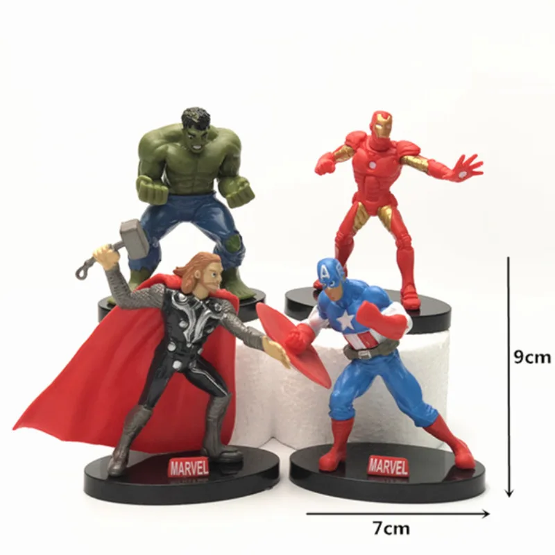 Marvel супергерой Мстители фигурка Бэтмена Халка Железный человек американская